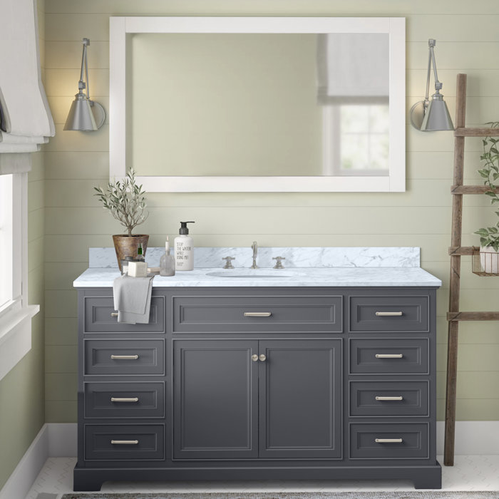 Birch Lane™ Eliason 60" Single Bathroom Vanity Set & Reviews Wayfair